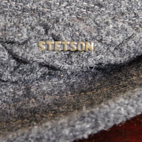 Vintage Stetson Tweed Fedora. 100% Wool. Braided Band. Unique. - Picture 3 of 6